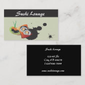 Japans restaurant Sashimi catering Sushi Visitekaartje (Voorkant / Achterkant)