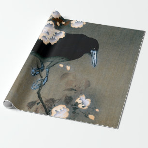  Japans-rij en Blossom Woodblock Druk Cadeaupapier