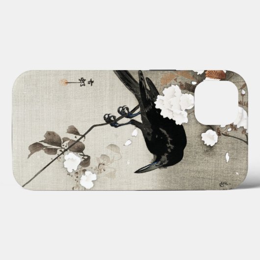 Japans-rij en Blossom Woodblock Druk Case-Mate iPhone Case (Achterkant (horizontaal))