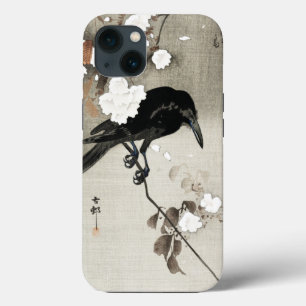 Japans-rij en Blossom Woodblock Druk iPhone 13 Hoesje