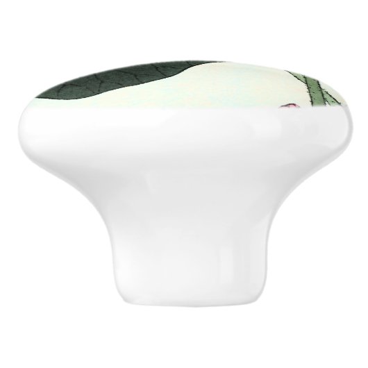  Japans Roze Lotus Bloem Keramische knop (Zijkant)