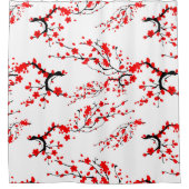 Japans, Sakura boom, kersenbloesem, bloemkunst    Douchegordijn (Voorkant)