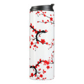 Japans, Sakura boom, kersenbloesem, bloemkunst Thermosbeker (Gedraaid links)