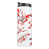Japans, Sakura boom, kersenbloesem, bloemkunst Thermosbeker (Geroteerd rechts)