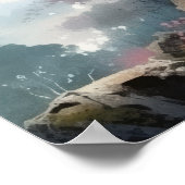 Japans Sakura Cherry Tree Art Print Poster (Hoek)