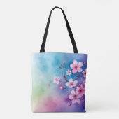 Japans Sakura Waterverf Art Tas (Achterkant)