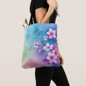 Japans Sakura Waterverf Art Tas (Dichtbij)