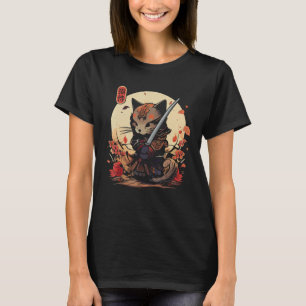 Japans Samurai Cat Tattoo, Ninja Cat 1 T-shirt