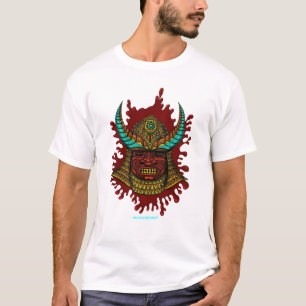 Japans samurai helm cool t-shirt design