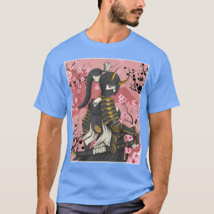 Japans Samurai komt met een Sakura-ventilator T-shirt