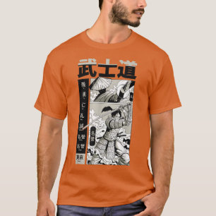 Japans Samurai met Kanji Cool Japan Manga Kata T-shirt