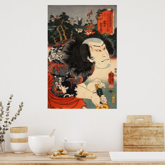 Japans Samurai Poster (Keuken)