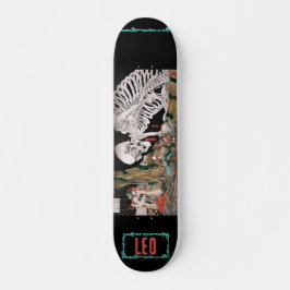Japans Samurai Skeleton - Aangepast skateboard