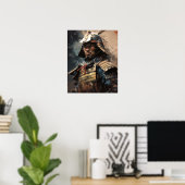 Japans Samurai Warrior Art Print Poster (Thuiskantoor)