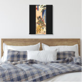  Japans Samurai Warrior Canvas Afdruk (Insitu (Slaapkamer))