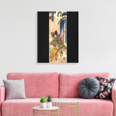  Japans Samurai Warrior Canvas Afdruk (Insitu (Woonkamer))