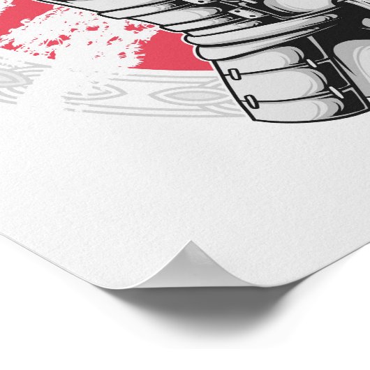 Japans Samurai Warrior Poster (Hoek)