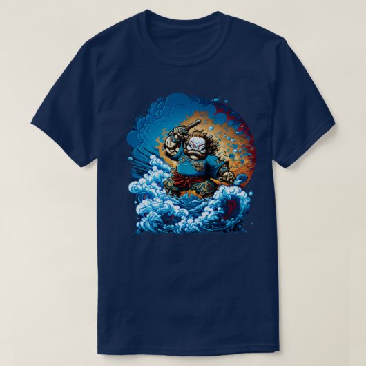 Japans Samurai Warrior T-shirt (Design voorkant)