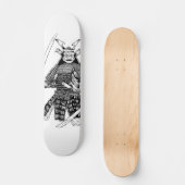 Japans Samurai Warrior Tattoo Design Skateboard (Voorkant)