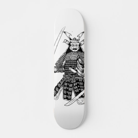 Japans Samurai Warrior Tattoo Design Skateboard (Voorkant)