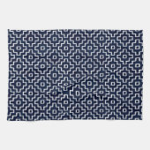 Japans Sashiko getextureerd patroon | Traditioneel Theedoek (Horizontaal)