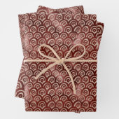 Japans schaalpatroon inpakpapier vel (In situ)