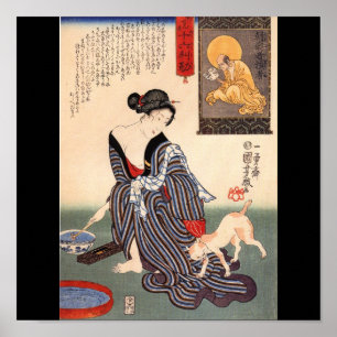 Japans schilderen c. jaren '1800 poster