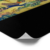 Japans schilderen c. Peacock van 1500 Poster (Hoek)