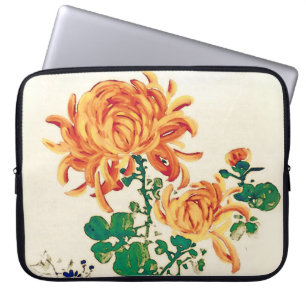 Japans schilderen van Chrysanthema Laptop Sleeve