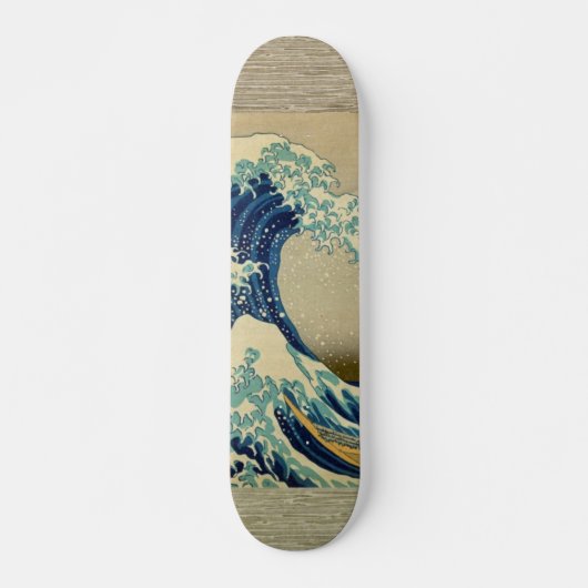  Japans schilderen van grote golven Skateboard (Voorkant)