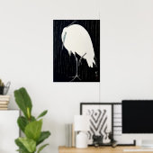 Japans schilderij van Koson ohara, heron, 小 邨 の 本 Poster (Thuiskantoor)