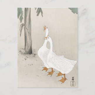 Japans schilderij van ohara koson, 小 古 の 日 本 briefkaart