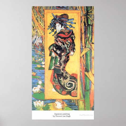 Japans schilderij van Vincent van Gogh Poster (Voorkant)