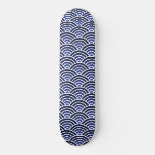 Japans Seigaiha Waves Patroon Skateboard