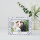 Japans Seigaiha Weddenschap Hartelijk dank voor aa Briefkaart (Staand voorkant)