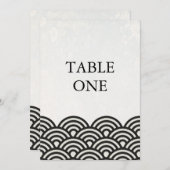 Japans Seigha - Stijve golven groot lijstnummer Kaart (Voorkant / Achterkant)