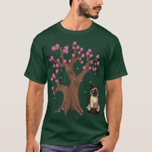 Japans Siamese kat makelaarster T-shirt