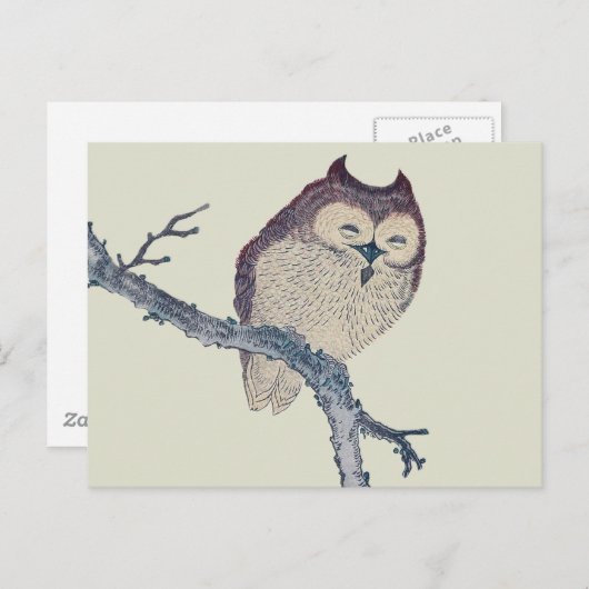 Japans slaapzooltje briefkaart (Voorkant / Achterkant)