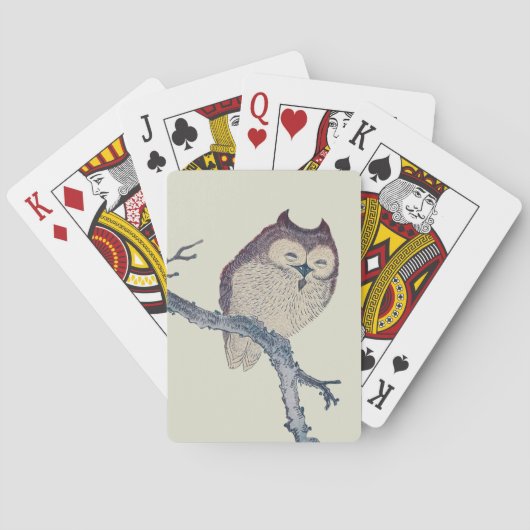 Japans slaapzooltje speelkaarten (Achterkant)