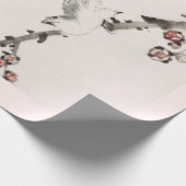 JAPANS SPARROW CHERRY BLOSSOM Wrapping Paper Cadeaupapier (Hoek)