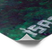 Japans spitz Dog-portret Poster (Hoek)