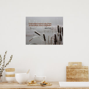 Japans spreekwoord Inspirerend Quote Actie Visie Poster