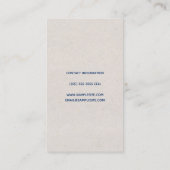 Japans  Stijl Grote Golf Visitekaartje (Achterkant)