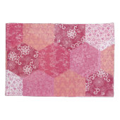 Japans Stijl Patchwork Patroon Ontwerp Kussensloop (Achterkant)