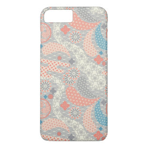 Japans stijlpatroon. Illustratie. iPhone 8 Plus / 7 Plus Hoesje