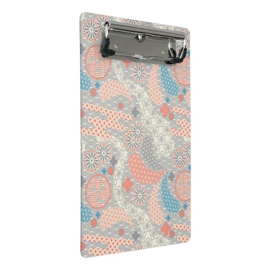Japans stijlpatroon. Illustratie. Mini Klembord (Schuin)