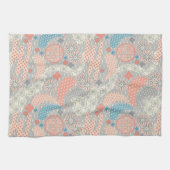 Japans stijlpatroon. Illustratie. Theedoek (Horizontaal)