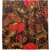 Japans stijlvol naadloos patroon met een samur douchegordijn (Voorkant)