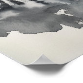 Japans Sumi-e Waterverf Print - (Hoek)