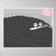 japans surf poster